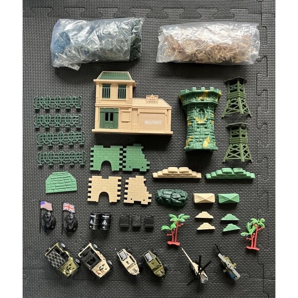 3 otters 120PCS Army Men Military Set, Army Men Toy Soldiers Military Figures - Picture 3 of 8